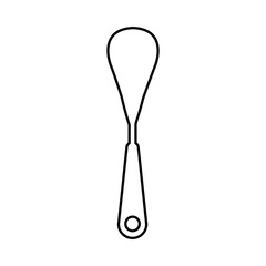 mixer kitchen cutlery isolated icon vector illustration design