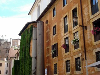Naklejka premium Rome buildings light colorslight colors