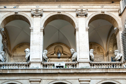 Portion of the Palazzo Mattei di Giove Courtyard II, Rome, Italy
