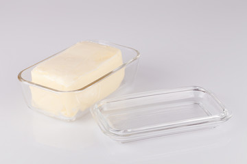 Butter isolated on a white background