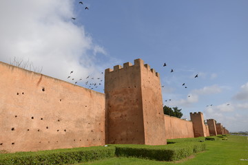 Historische Stadtmauer Rabat - Marokko