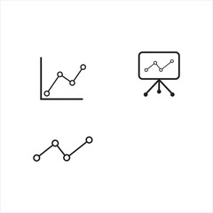 business growth, chart, icon, vector illustration eps10