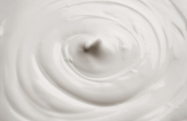 Yogurt swirl background