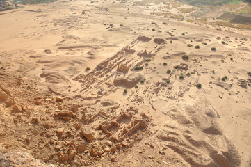 Naklejka na ściany i meble The Temple of Amun at Jebel Barkal in Sudan