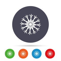 Snowflake artistic sign icon. Air conditioning.