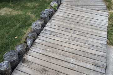 Fototapeta premium wooden walkway