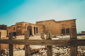 cairo, egypt, february 25,2017: old building background at cairo citadel