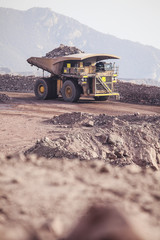 Mining Activity, mining dump truck