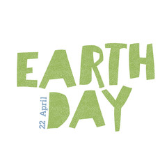 Earth day ecology logotype template.