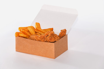 Chicken Box  with nuggets and fries