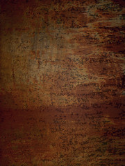 Rusty metal door