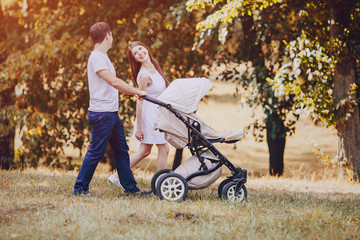 family in park