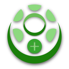 Six Half Circles Modern Logo Idea