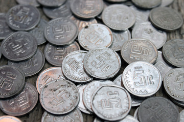 Monedas de centavos antiguas