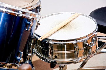 Fototapeta na wymiar Drums conceptual image.