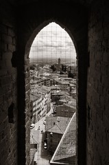 Old Siena Town Window View