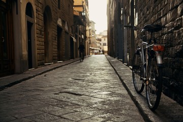 Fototapeta na wymiar Florence Street bike