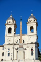 Fototapeta na wymiar Trinita Dei Monti church