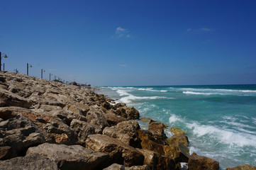 Fototapeta na wymiar Mediterranean Sea. Haifa