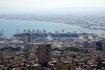 Haifa view from the observation deck