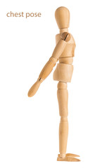 chest exercise pose
