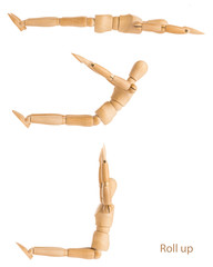 roll up pose