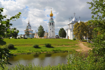 Fototapeta na wymiar Vologda city center