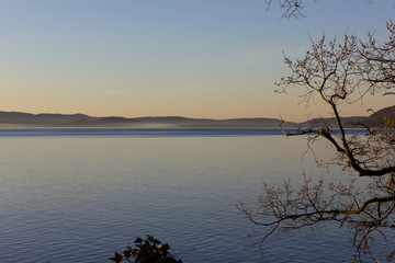 lago maggiore coast sunrise verbania