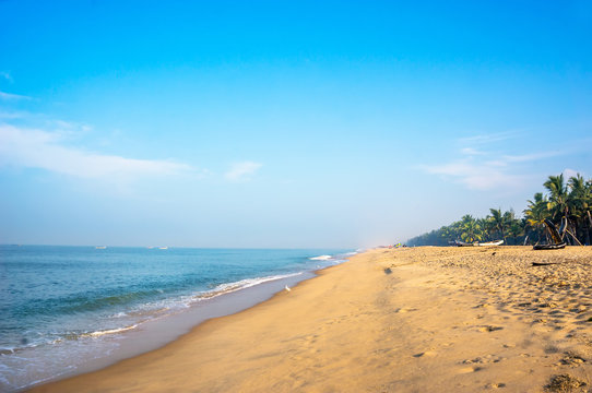 Tropical beach taken in mararikulam