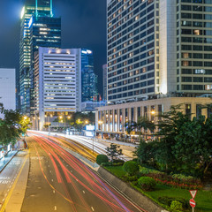 Fototapeta premium urban traffic view in modern city of China.