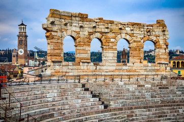 Verona, Italy - Arena, amphitheatre of Ancient Rome.