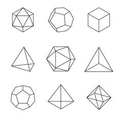 Geometric Shapes - Platonic Solids