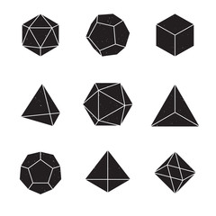 Geometric Shapes - Platonic Solids © Giraphics