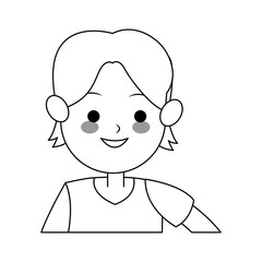 boy cute cartoon icon image vector illustration design 