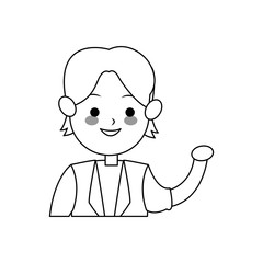 young man cute cartoon icon image vector illustration design 