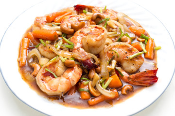Home Cooked Meal, Shrimps with Sweet and Sour Sauce
