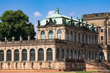 Fototapeta na wymiar Im Zwinger in Dresden