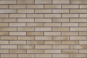 light brown beige brick wall texture background 
