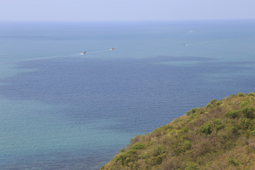 Fototapeta na wymiar Top View Of The Sea