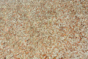 Tiny stones wall background