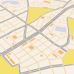 Vector city map