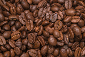 roasted coffee beans, can be used as a background