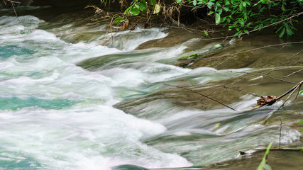Creek or stream flowing background