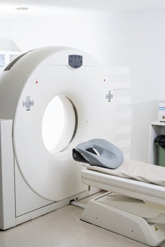 CT Scan Machine In Radiology Room