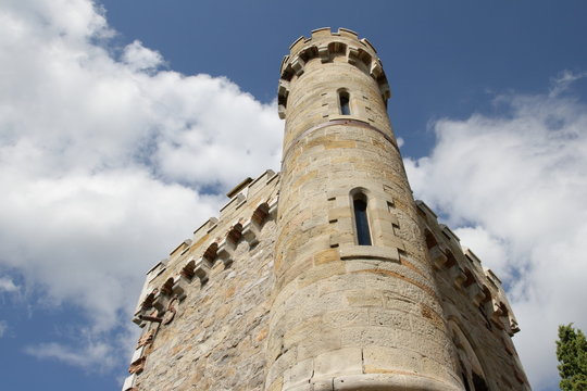 Tour Magdala &agrave; Rennes le ch&acirc;teau dans les Corbi&egrave;res, France