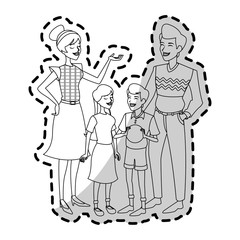 happy family icon image vector illustration design 