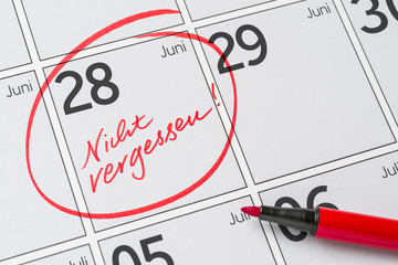 Kalender - 28. Juni