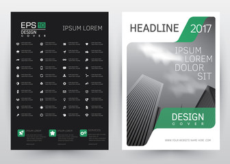 Cover Design Vector template set  Brochure, Annual Report, Magazine, Poster, Corporate Presentation, Portfolio, Flyer, Banner, Website. A4 size