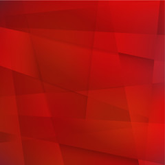 Red geometric abstract background vector