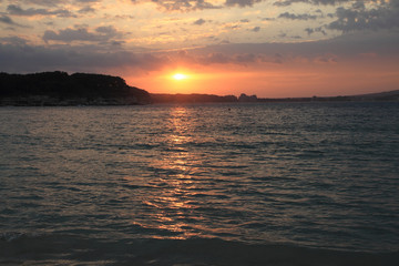 bulgarian sea sunset